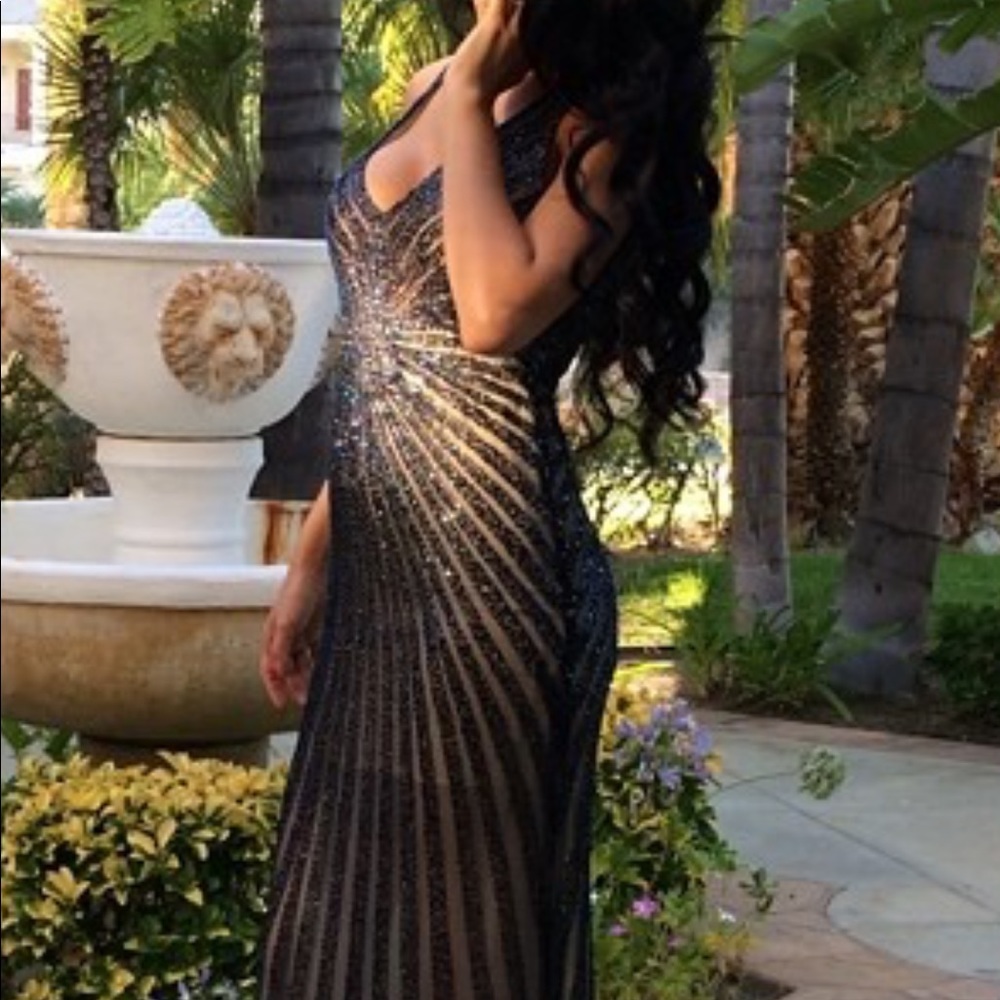 Basix Black Label sequin gown